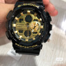 卡西欧（CASIO）G-SHOCK系列复古款自动背光防水时尚运动手表 新黑金GA-140GB-1A1 实拍图