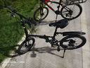 Jeep 吉普(JEEP)山地自行车男女公路车学生折叠减震城市车变速-飞虎 飞虎-20寸-辐条轮-炫酷黑 7速二代升级版（禧玛诺变速） 实拍图