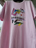 Marisfrolg玛丝菲尔22夏季新款宽松舒适浪漫粉红色长款字母印花T恤连衣裙 粉红色 S 晒单实拍图
