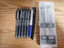 uni三菱中性笔按动UMN-138S波点限定水性笔学生考试专用黑笔商务办公开会财务签字笔双珠耐用 蓝色蓝芯 UMN-138S 1支装 实拍图