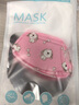 一次性儿童口罩男女透气防雾霾防尘防飞沫男童女童婴儿3D立体 女童小号(40只颜色随机)0-3岁 实拍图