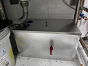 EVANLEY油水分离器商用餐饮过滤器不锈钢家用小型饭店火锅店厨房隔油池 【加厚】50*30*30双孔六级过滤 实拍图