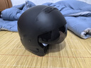 KEAZ摩托车头盔复古蝎子全盔3C认证四季通用男士组合盔巡航春夏季头盔 哑黑配D型护嘴 L（57-58cm） 实拍图