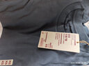 MUJI MUJI 女式 弹力罗纹编织长袖T恤打底衫上衣女款内搭春秋BBC03A1A 深藏青色 M (160/84A) 实拍图