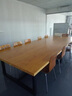 会议桌长桌实木会议桌椅组合简约现代商业洽谈桌原木大板桌简易小型会议办公桌3-5人条形桌会议桌椅3米 颜色尺寸定制订金 实拍图