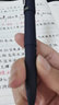 宝克（BAOKE） 中性笔大容量磨砂黑色签字头粗字水笔练字笔考试商务高档硬笔书法用可定制logo 0.5mm黑色3支+12支替芯 实拍图