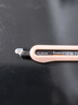 得力（deli）小号撞色设计彩色美工刀壁纸刀裁纸刀 办公用品 尾部自带折刀器 红色 NS063-SA 实拍图
