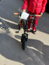 凤凰（Phoenix）电动自行车锂电池折叠电动车小型代驾车男女式成人助力车 R8L黑/非折叠/36V内置电池 6AH电动续航24km 实拍图