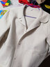 拉夏贝尔（La Chapelle）短外套女装21年春季新款韩版宽松短款时尚外套春秋风衣小个子夹克 莹白色 2XL 【建议136-150斤】 实拍图