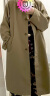 无印良品（MUJI）女式 不易沾水 立领大衣 外套女款 中长款 风衣早春新品 BDE94C4S 米色 L (165/88A) 晒单实拍图