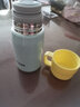 虎牌（TIGER）儿童保温杯双盖两用大容量儿童水杯便携带杯套 MTT-A35C 柠檬黄YB 350ml 实拍图