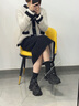 DAPHNE达芙妮水钻网面老爹鞋女2026夏季新款透气厚底增高运动休闲鞋 银色 跟高13cm 36 (230mm) 实拍图