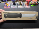 MORAKNIV 瑞典莫拉户外小直刀野营装备露营工具黑客高硬度军迷爱好多用途小刀 基础版 不锈钢版 实拍图