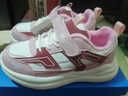 回力童鞋儿童保暖小白鞋春季新款女童加绒棉鞋男童运动鞋 白粉 34 内长约22cm 实拍图