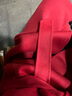 尚都比拉长款100%羊毛大衣女冬季高级感收腰双面毛呢外套 月季红 S  实拍图