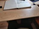壹巢桌面延长板免打孔办公书桌延伸板桌子加长加宽扩展板折叠键盘托 枫木色实木延长板64*24cm 实拍图