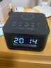 美时（homtime） HS1-PD无线充电蓝牙音箱闹钟音响USB收音机酒店民宿桌面时钟多功能卧室床头手机15W无线充电器 黑色（插电源使用） 实拍图