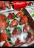 好媛好宇草莓 丹东99红颜奶油草莓 生鲜新鲜水果礼盒 牛奶草莓4盒装单盒约300g 实拍图
