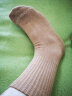 天彩 彩棉毛圈加厚中筒袜男女情侣款袜子 均码 4双装 男6227-1深棕 实拍图