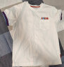 MQD童装男女童短袖T恤纯棉上衣夏装洋气儿童白色短袖T恤韩版 本白 130cm 晒单实拍图