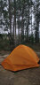 NatureHike超轻户外单人骑行铝杆帐篷 硅胶面料防水 防风防雨露营专业帐篷 双人 20D硅胶-橙色 实拍图