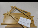 唯良楠竹鞋架门口多层鞋架子家用简易鞋架宿舍鞋柜防尘小鞋架置物架 原木色【5层长80cm】 实拍图