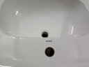 箭牌（ARROW）陶瓷浴室洗手间立式洗手盆面盆立柱盆AP304/307阳台家用小户型 【B款】大号单孔立柱盆 实拍图