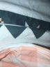 喜寝来（XI QIN LAI） 喜寝来 纯棉被套单双人被罩单件 宿舍全棉被套加厚可裸睡双人 韩式清新 单被套200*230cm 实拍图