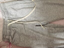 NASA GISS休闲裤男宽松直筒阔腿裤潮流运动长裤子 黑色 (170/76A)M  实拍图