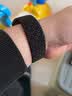 BHO【单圈编织】适用苹果手表表带apple iwatch s10/s11表带s9/se3/2单圈编织表带s8/7女士男生款 彩虹版色（黑色连接器） 44/45/46表盘L【腕围186-200mm】 实拍图