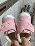卡特兔婴儿学步鞋男童鞋儿童软底机能鞋加绒女童宝宝小童秋冬室内鞋 粉色-绒里 19 内长12.0cm 脚长11.0-11.5 实拍图