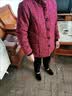 俞兆林（YUZHAOLIN）妈妈装中老年女装冬装棉袄加厚老人奶奶装加绒保暖冬装女装棉服 碎花藏青 2XL （建议105-125斤） 晒单实拍图