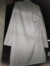型彬白大褂长袖护士服医生大码加肥男女学生化学实验服加厚纯棉白大衣 中厚四季款（纽扣袖口） 175/XL 实拍图