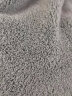 洁丽雅A类毛巾成人情侣柔软吸素色简约珊瑚绒浴巾男女家用速干裹巾 A类素雅浴巾-深灰 360g 实拍图