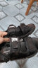 意利船长凉鞋男士时尚厚底休闲魔术贴凉拖一脚蹬 XDZ9316 黑色 39 实拍图