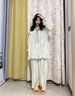 韩姿朵（Hanziduo）双层纱布棉纱情侣睡衣女春秋款纯棉麻长袖夏泡泡纱婴儿棉男家居服 3221女 M 实拍图
