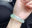 翠点尚翡翠玉手镯 白月光玉镯子正圈处理冰糯种女款玉手镯送女友送妈妈 内径62-63mm（附鉴定证书） 实拍图