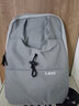 L&M胸包男单肩包男士运动包胸前水壶包学生背包平板包潮牛津布防泼水 精英灰大号1019 实拍图
