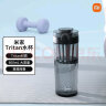 米家Tritan水杯 600ml大容量 小米（MI）塑料杯 小米杯子 健身多功能弹盖杯 摇摇杯 Tritan材质水杯 深灰色 实拍图