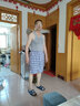 七匹狼睡裤男短裤纯棉夏季薄款宽松家居裤男士沙滩裤可外穿五分大裤衩 灰蓝五分裤（有兜） 3XL -185（160-180斤） 实拍图