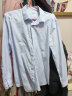 HLA海澜之家长袖正装衬衫男春季24纯棉条纹免烫衬衣男 晒单实拍图