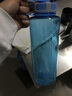 富光 大容量塑料水杯子男便携水瓶太空杯户外运动大号双口设计水杯 2000ML蓝色 实拍图