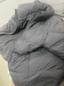 森马[明星推荐轻松羽绒系列]三防羽绒服男冬季情侣纯色外套上衣 [24款90高标绒子]深灰 灰鸭绒 M 实拍图