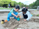 熊火儿童玩水下水裤赶海水库连体水裤水鞋半身防水服下水裤半身裤子 蓝色儿童下水裤 27 实拍图