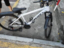 永久（FOREVER）自行车男女学生铝合金双碟刹山地车青少年成人越野竞技避震单车 21速26寸钢架-珍珠白 实拍图