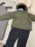 保姆鹅 儿童羽绒服男童女童工装外套宝宝户外防风保暖冬装童装[NG2608] 橄榄绿 130 实拍图