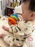 KIDS2美国babyeinstein宝宝转转乐喂饭安抚婴儿摇铃手抓球玩具牙胶礼物 多质地叠叠乐牙胶 实拍图