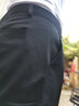 卡度顿西裤男休闲正装大码微弹商务纯色直筒裤子中青年时尚百搭修身长裤 黑色 5XL （38） 实拍图