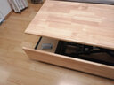 尚闲家具新中式多功能电动沙发床两用客厅小户型可折叠双人实木推拉伸缩床 1.7M乳胶款【带电动升降茶几】 实拍图