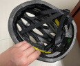 洛克兄弟（ROCKBROS） 骑行头盔山地公路自行车头盔男女带风镜一体成型炫彩安全帽 钛色：加大款58-65cm 灰色镜片 实拍图